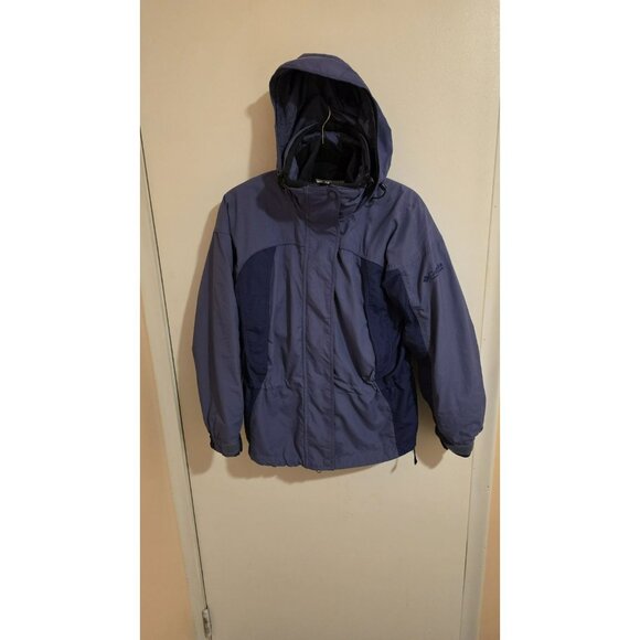 Columbia Core Interchange Jacket Womens Small Winter Ski Full Zip Snap Up Warm - Picture 1 of 14
